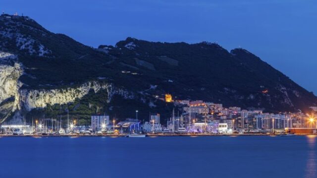 Blick auf Gibraltar