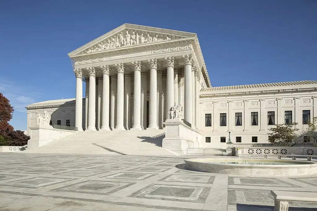 Das Gebäude des Supreme Court der Vereinigten Staaten in Washington, D.C.