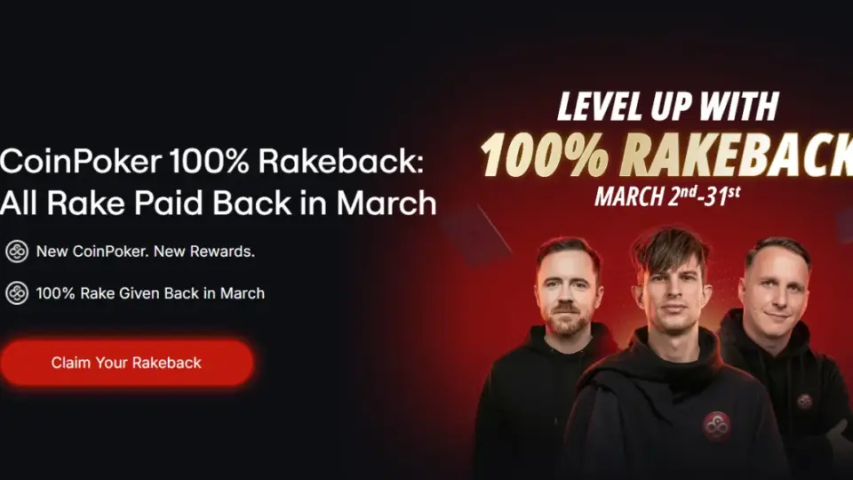 CoinPoker 100% rakeback : la plateforme lance un mois de mars avec cashback total !