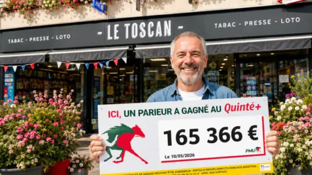 Un joueur lyonnais empoche plus de 165 000 euros au Quinté.