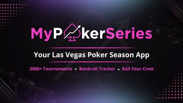 Image montre annonce de My Poker Series l'App poker pour la nouvelle saison à Las Vegas