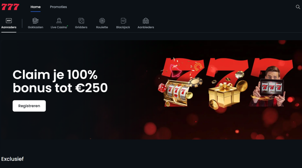 casino777 nieuw online casino startpagina