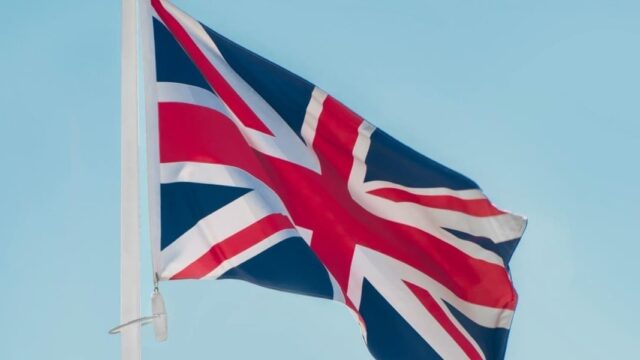 Union Jack vlag van Verendigd Koninkrijk