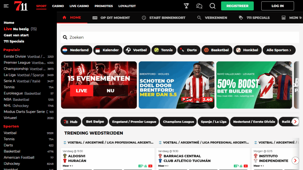 711 Casino beste tennis wedden platform