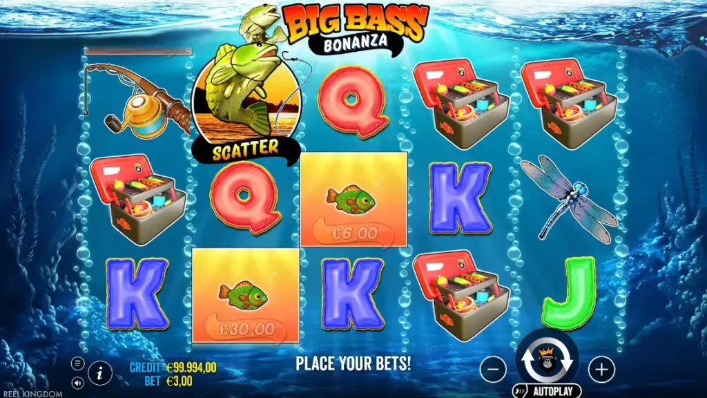 bog bass bonanzo online video slot gokkast