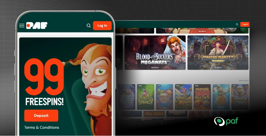 Paf casino Sverige hemsida