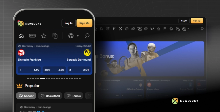 New Lucky casino på mobil och dator