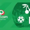 Paf casino logga med grön bakgrund