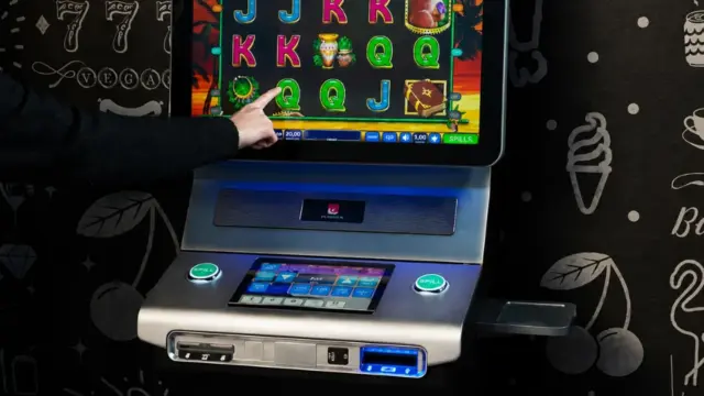 Spelautomat på landbaserat casino