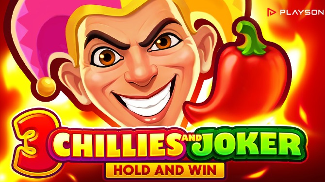 Playson cranks up the heat in 3 Chillies and Joker: Hold and Win