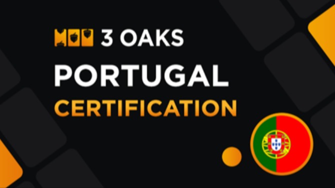 3 Oaks Gaming obtains certification in Portugal