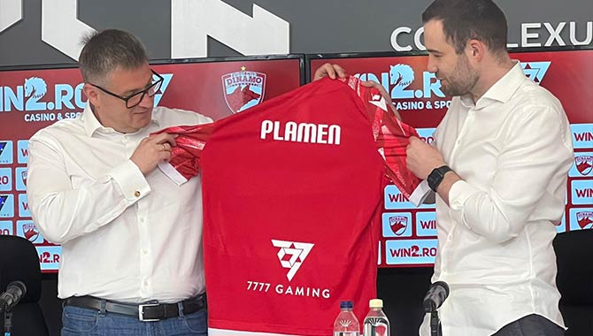 7777 Gaming becomes official sponsor of FC Dinamo Bucuresti