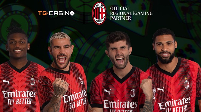 TG.Casino and AC Milan forge partnership