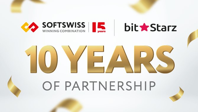 SOFTSWISS & BitStarz Celebrate Ten Years of Partnership