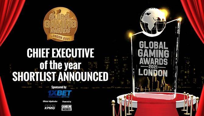 Global Gaming Awards London 2021: Chief Executive of the Year Shortlist announced 
