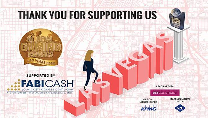 Global Gaming Awards Las Vegas secure 12/12 category sponsors through FABICash