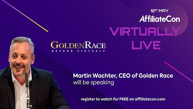 Golden Race CEO Martin Wachter to speak at AffiliateCon Virtually Live