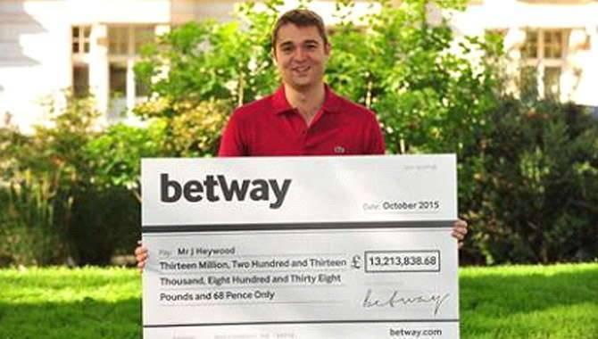 Betway punter breaks world record after eight-figure win