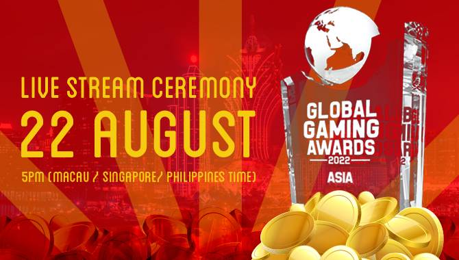 Global Gaming Awards Asia 2022: Watch the ceremony on Monday, 22 August