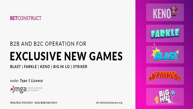 MGA licenses more products from BetConstruct’s Gaming Suite