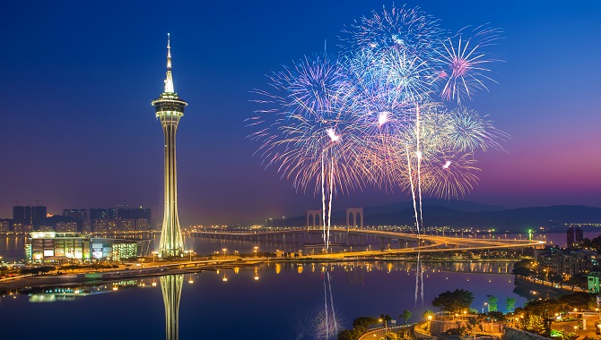 Macau announces three-year high gaming revenue, up 450%