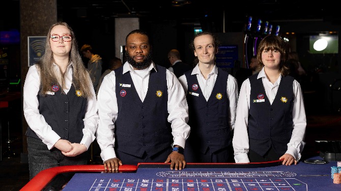 Merkur Casino Aberdeen celebrates launch of croupier training programme