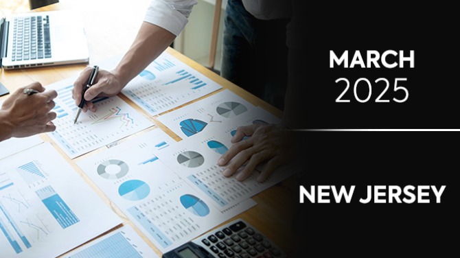 New Jersey gaming revenue reaches $546.1m in March 2025 as iGaming climbs 23.7%