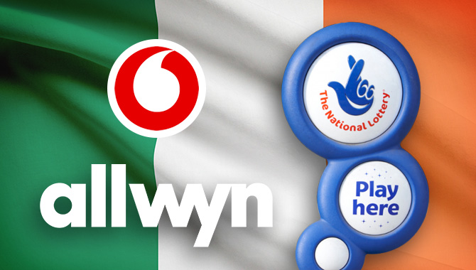 Allwyn and Vodafone partner for UK lottery, while operator also eyes Ireland