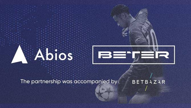 Abios and Beter enter into data partnership, facilitated by Betbazar