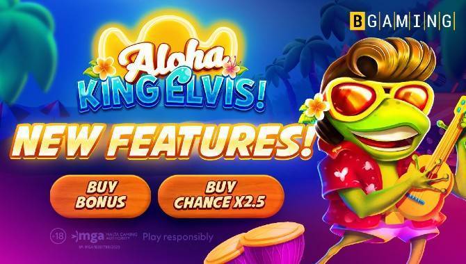New extra features in Aloha King Elvis slot by BGaming!
