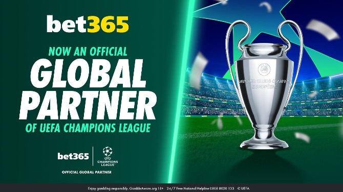 Operator bet365 becomes official global partner of UEFA Champions League