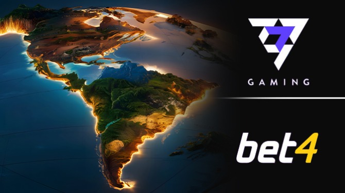 7777 Gaming expands into Peru and Brazil via B4 partnership