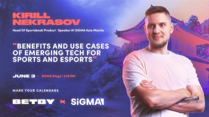 BETBY to take center stage at SiGMA Asia Manila with participation on panel about emerging tech in sports betting