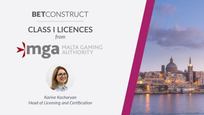 BetConstruct granted two Class I licences from MGA