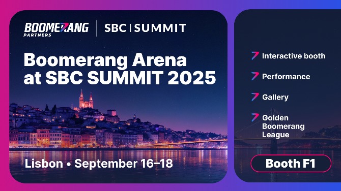 Boomerang Partners will showcase a unique ‘Boomerang Arena’ concept, along with its brand portfolio at SBC Summit 2025