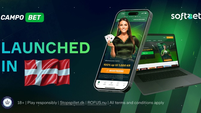 Soft2Bet launches CampoBet in Denmark