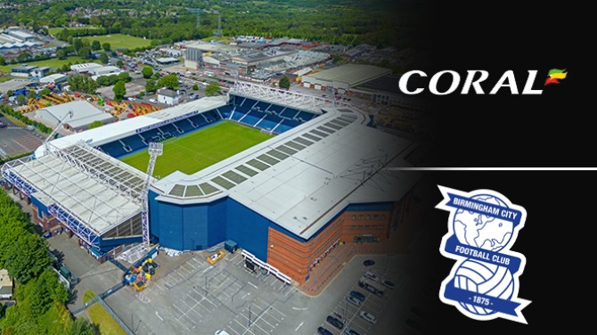 Coral named Official UK Betting Partner of Birmingham City Football Club