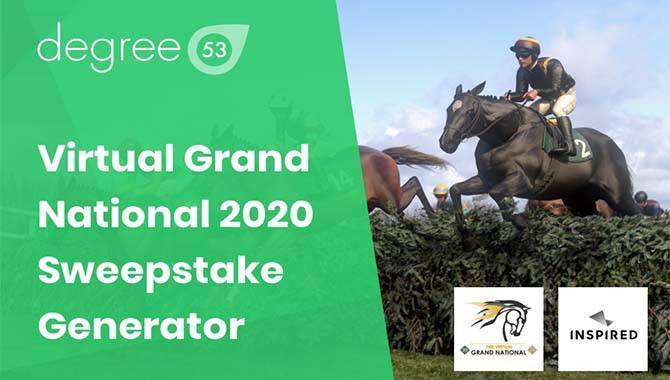 Degree 53 launches Virtual Grand National sweepstake generator