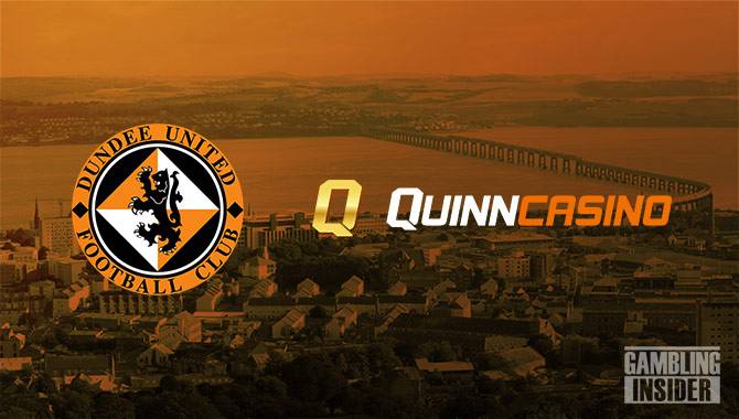 QuinnCasino becomes Dundee United’s main shirt sponsor
