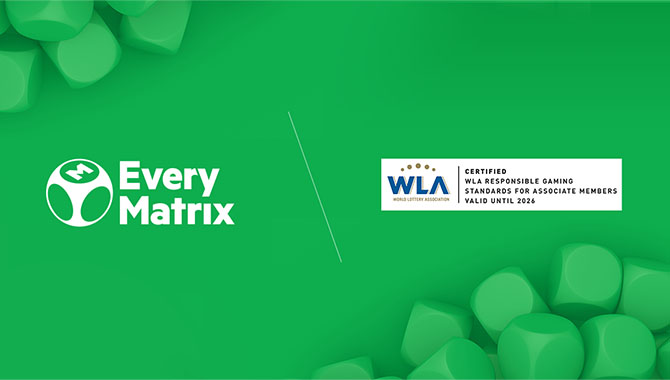 EveryMatrix receives World Lottery Association Safer Gambling certification