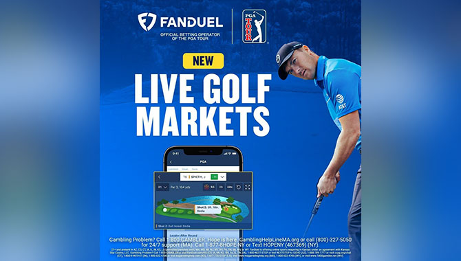 FanDuel to integrate IMG Arena’s Golf Event Centre into sportsbook