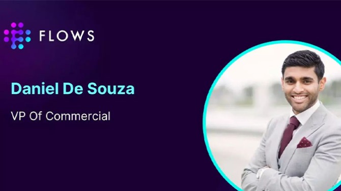 Flows announces Daniel De Souza as VP of Commercial