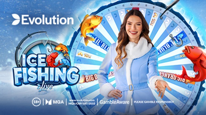 Evolution launches Ice Fishing, the fast-paced game show with up to 5,000x win potential