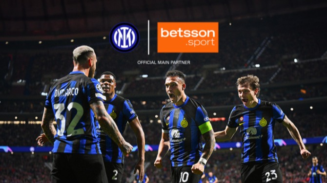 Betsson becomes front-of-shirt sponsor of Inter