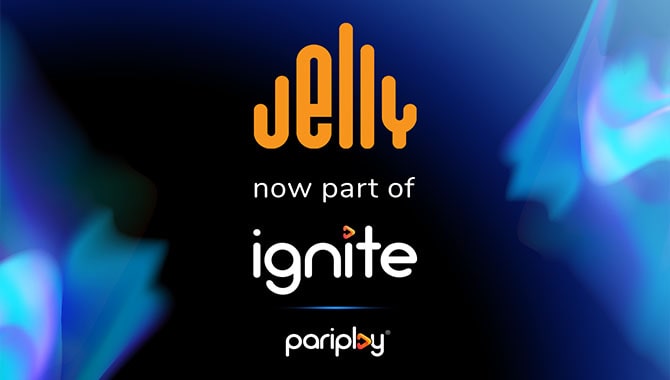 Pariplay grows Ignite programme via Jelly Entertainment partnership