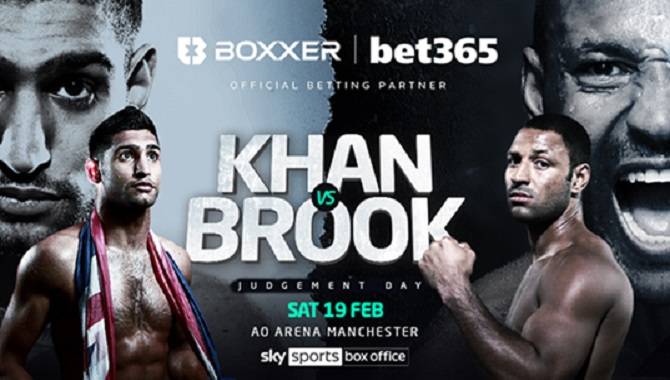 Khan vs Brook clash promoted by bet365 draws near