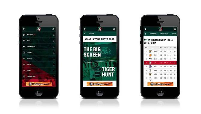 Leicester Tiger launch mobile app to enhance fan experience in collaboration with LeoVegas