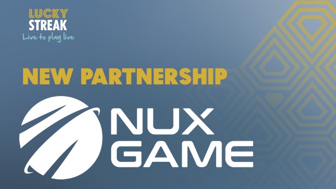 LuckyStreak and NuxGame form live casino partnership