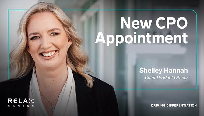Relax Gaming promotes Shelley Hannah to Chief Product Officer
