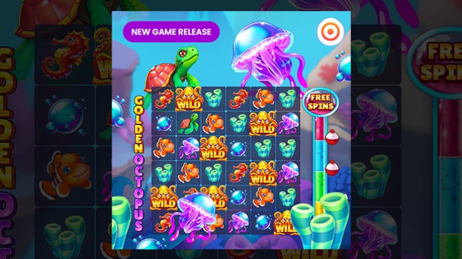 Dive into an underwater adventure: Golden Octopus!